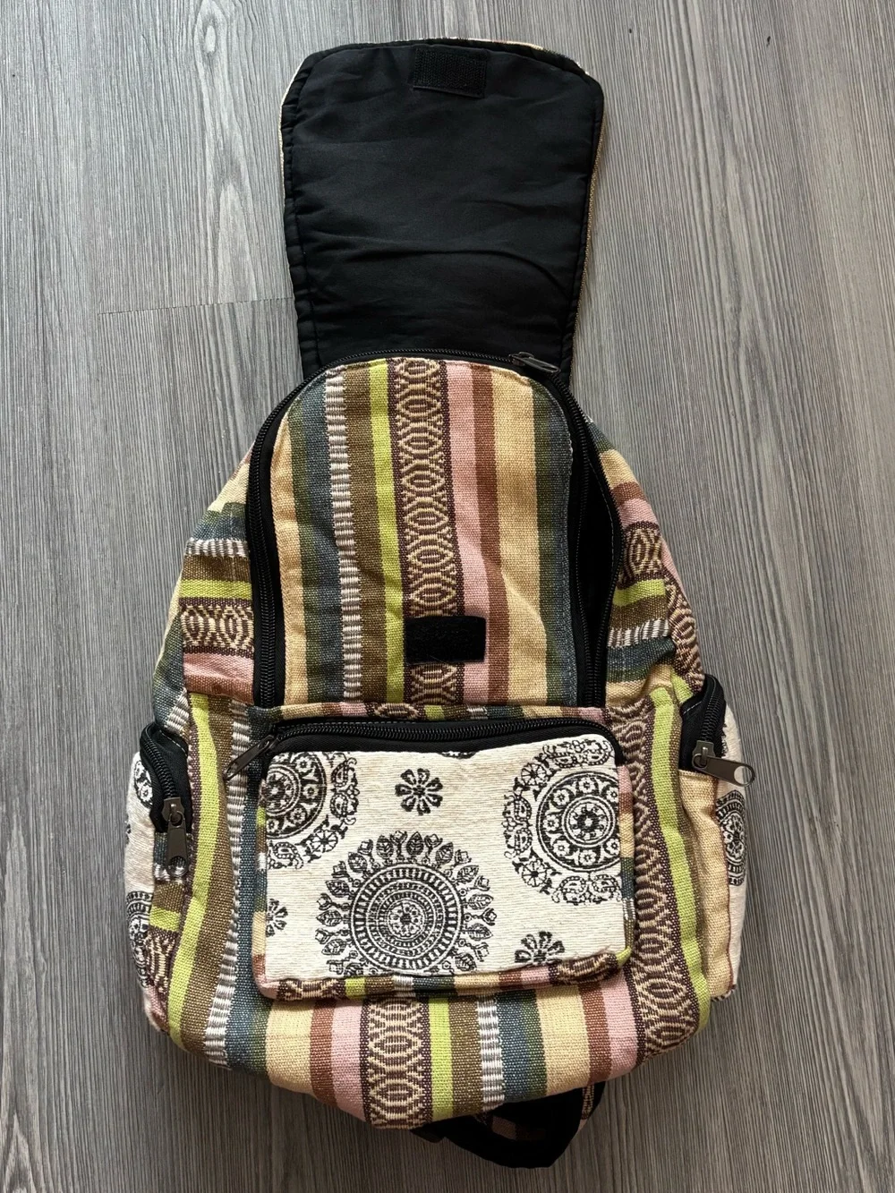 Flying High Boho Canvas Backpack